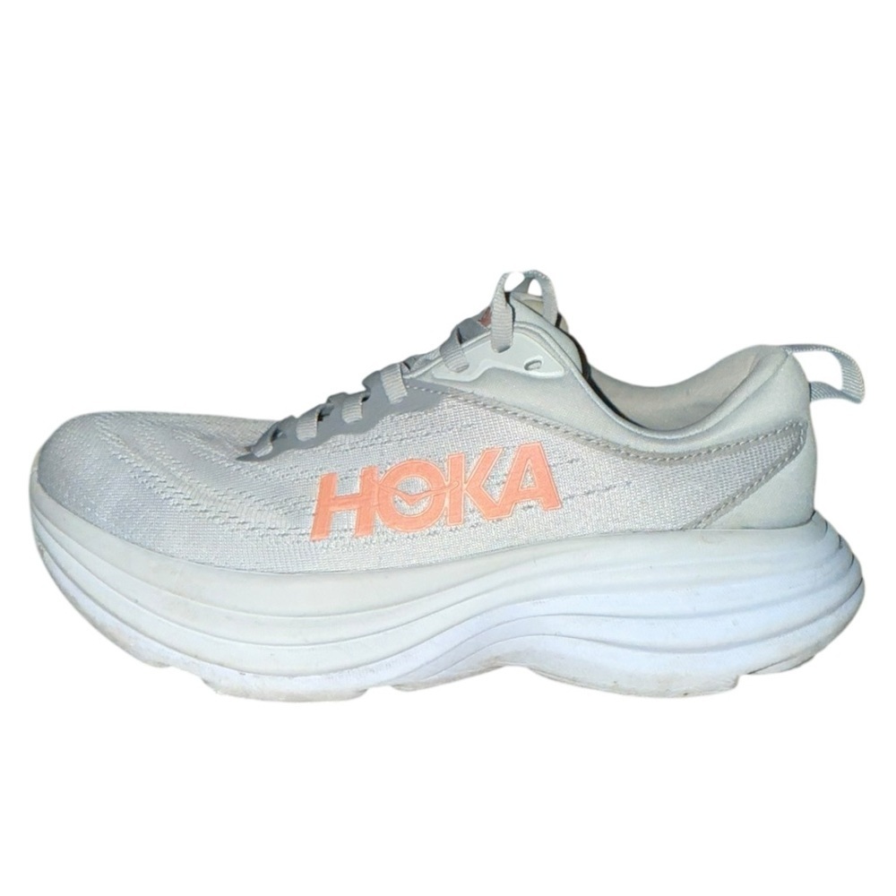 HOKA Bondi 8 Running Shoes Men’s 6D Women’s 7 Wide EU 37 1/2 - Picture 10 of 13